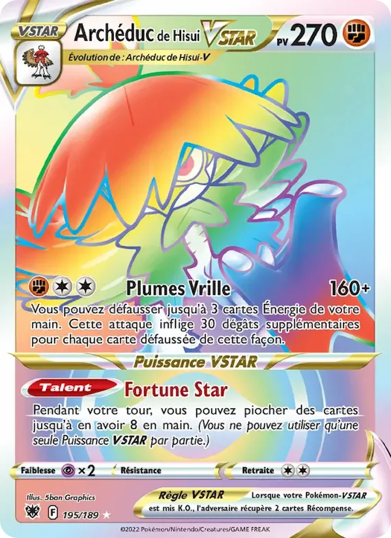 Archéduc de Hisui VSTAR 195 – Astres Radieux