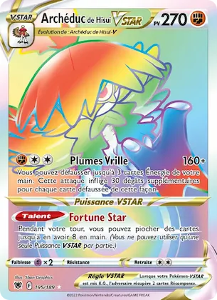 Archéduc de Hisui VSTAR n° 195 – Astres Radieux
