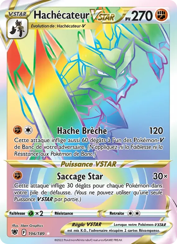 Hachécateur VSTAR 196 – Astres Radieux
