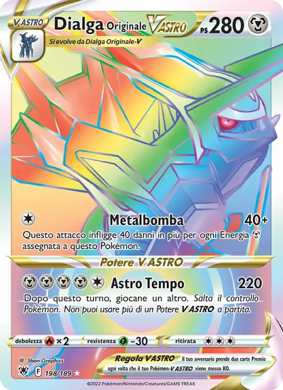 Dialga Originale V ASTRO 198 – Lucentezza Siderale