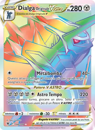 Dialga Originale V ASTRO 198 – Lucentezza Siderale