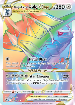Origin Forme Dialga VSTAR #198 – Astral Radiance