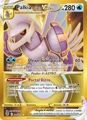 Palkia Origen V-ASTRO 208 – Resplandor Astral