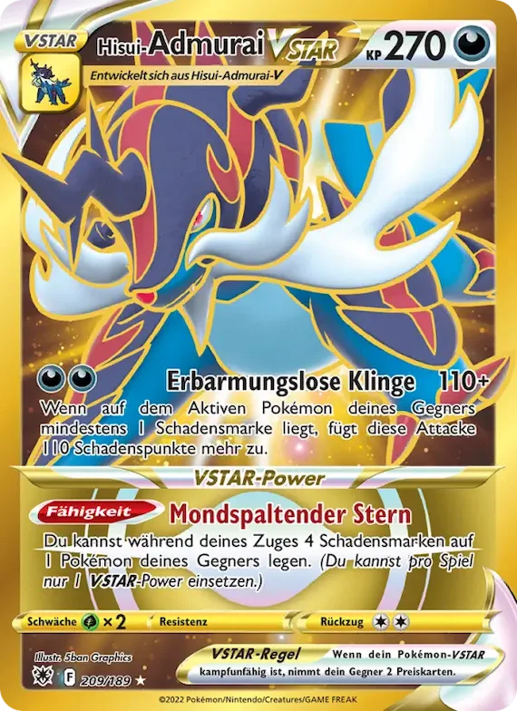Hisui-Admurai VSTAR 209 – Astralglanz
