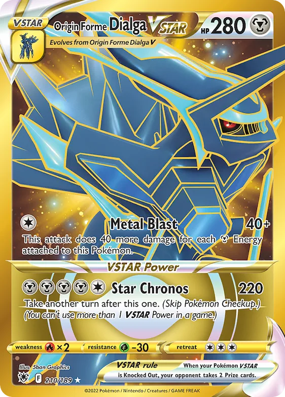 Origin Forme Dialga VSTAR #210 – Astral Radiance