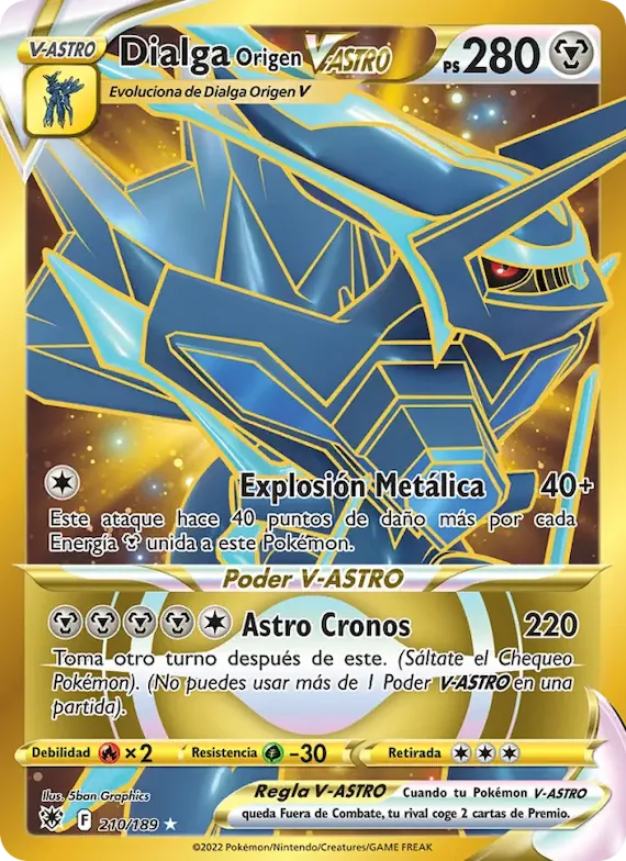 Dialga Origen V-ASTRO 210 – Resplandor Astral