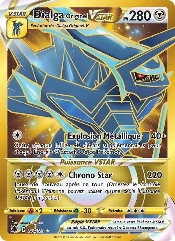 Dialga Originel VSTAR 210 – Astres Radieux