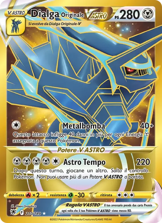 Dialga Originale V ASTRO 210 – Lucentezza Siderale