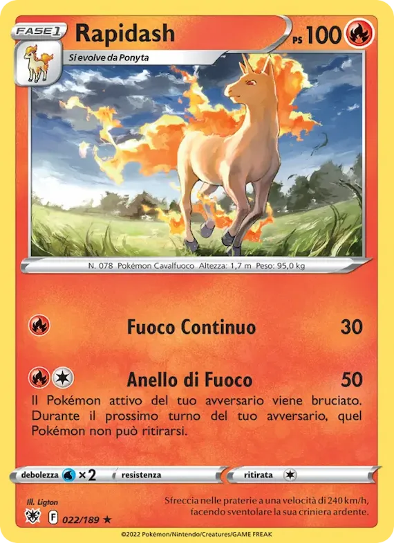 Rapidash 22 – Lucentezza Siderale