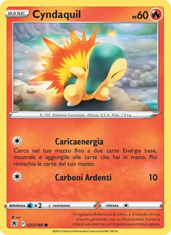 Cyndaquil 23 – Lucentezza Siderale