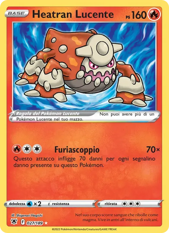 Heatran Lucente 27 – Lucentezza Siderale