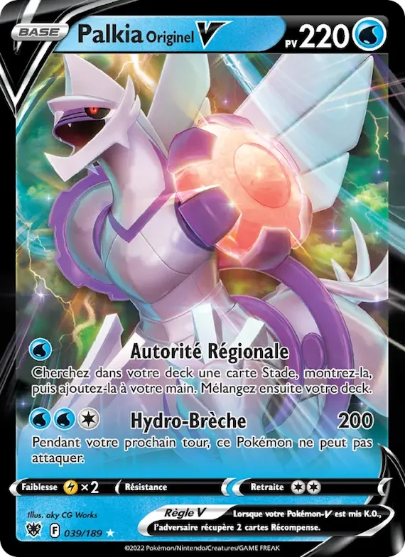 Palkia Originel V 39 – Astres Radieux