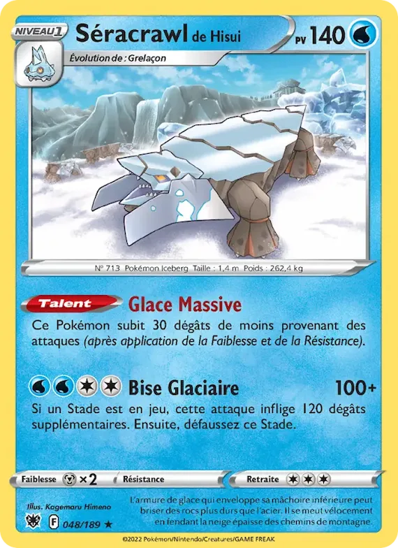 Séracrawl de Hisui 48 – Astres Radieux