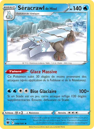 Séracrawl de Hisui n° 48 – Astres Radieux