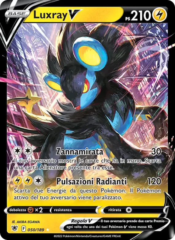 Luxray V 50 – Lucentezza Siderale