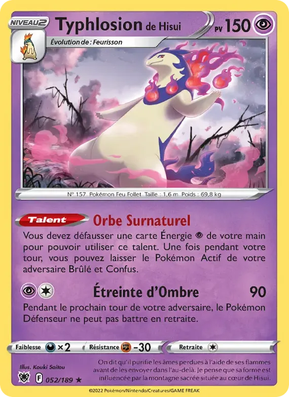 Typhlosion de Hisui 52 – Astres Radieux