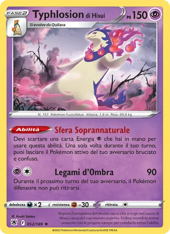 Typhlosion di Hisui 52 – Lucentezza Siderale