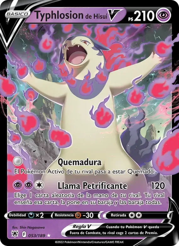 Typhlosion de Hisui V 53 – Resplandor Astral