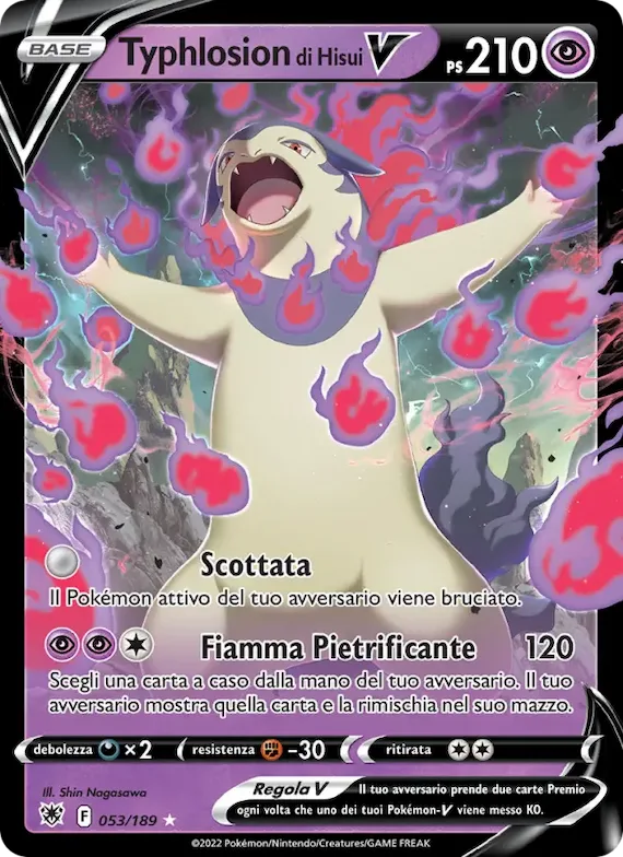 Typhlosion di Hisui V 53 – Lucentezza Siderale