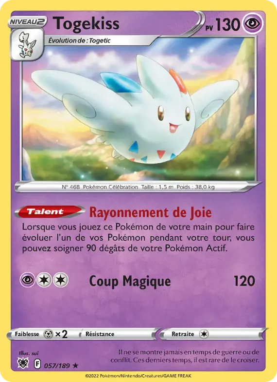 Togekiss 57 – Astres Radieux