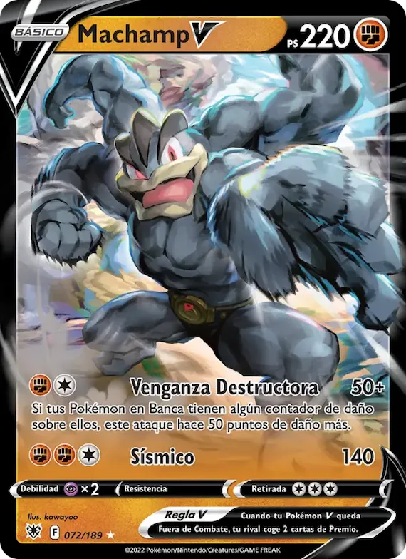 Machamp V 72 – Resplandor Astral