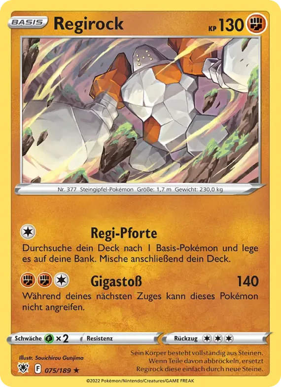 Regirock 75 – Astralglanz