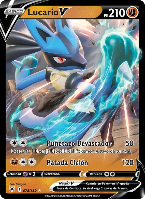 Lucario V 78 – Resplandor Astral