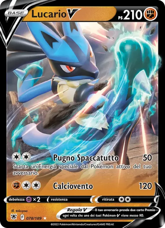 Lucario V 78 – Lucentezza Siderale