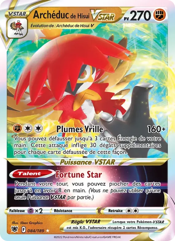Archéduc de Hisui VSTAR 84 – Astres Radieux
