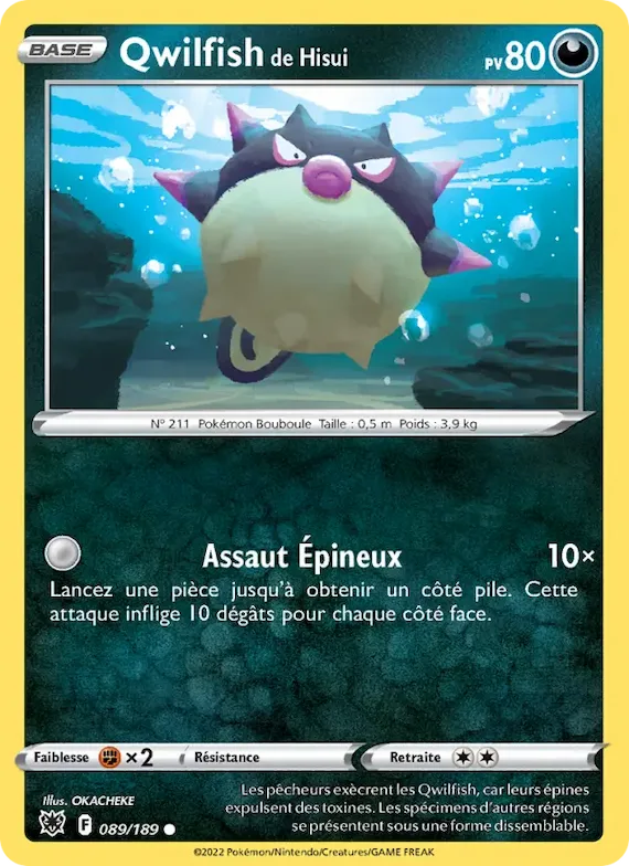 Qwilfish de Hisui 89 – Astres Radieux