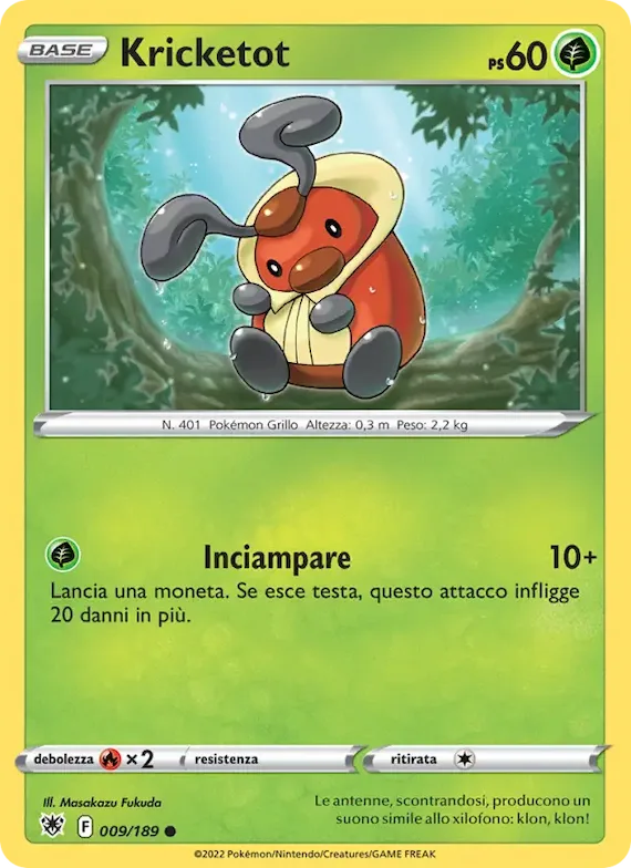 Kricketot 9 – Lucentezza Siderale