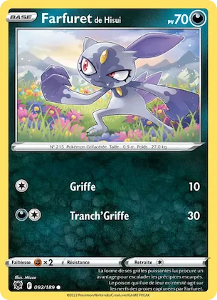 Farfuret de Hisui n° 92 – Astres Radieux