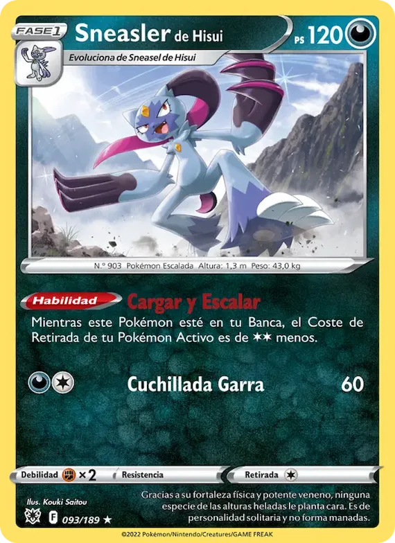 Sneasler de Hisui 93 – Resplandor Astral