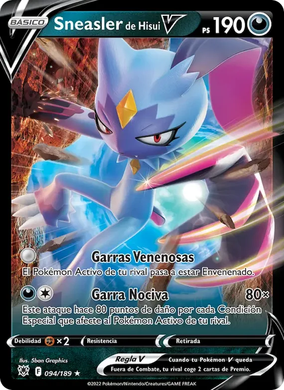 Sneasler de Hisui V 94 – Resplandor Astral