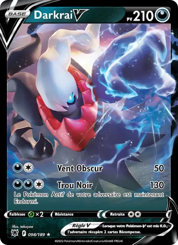 Darkrai V 98 – Astres Radieux