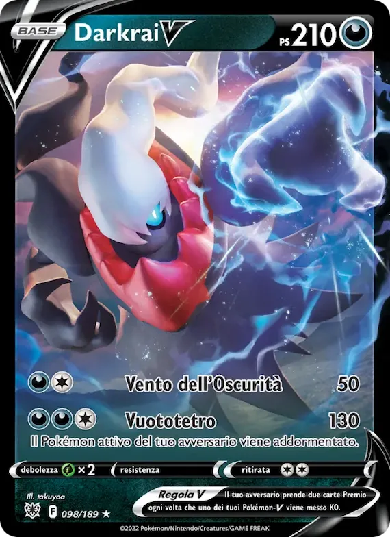 Darkrai V 98 – Lucentezza Siderale