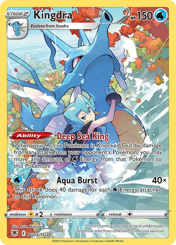 Kingdra #TG03 – Astral Radiance Trainer Gallery