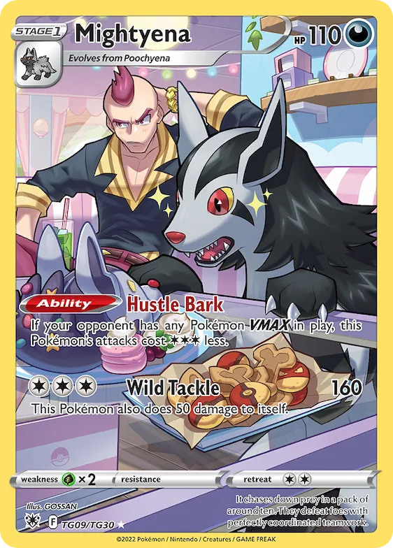 Mightyena #TG09 – Astral Radiance Trainer Gallery