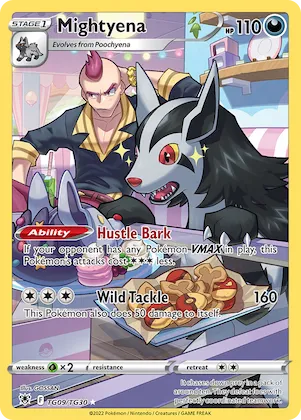 Mightyena #TG09 – Astral Radiance Trainer Gallery