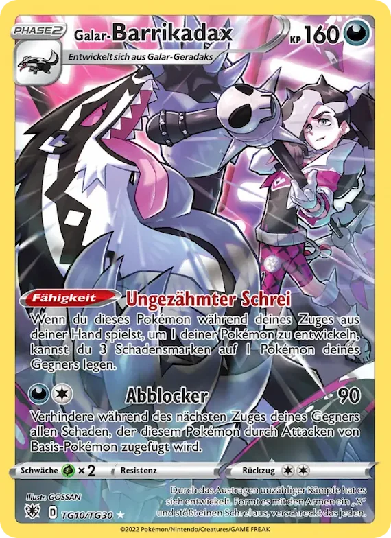 Galar-Barrikadax TG10 – Astralglanz Trainer-Galerie