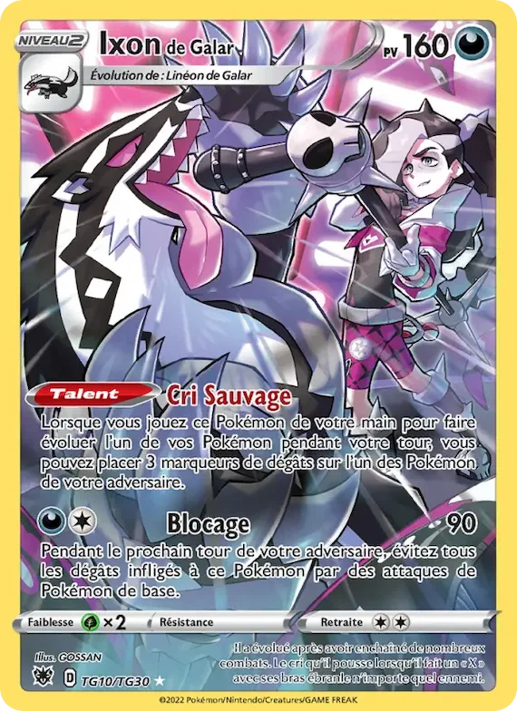 Ixon de Galar TG10 – Astres Radieux Galerie de Dresseurs