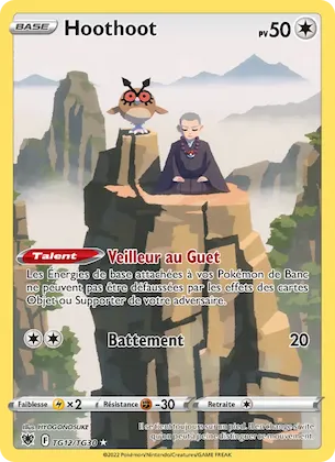 Hoothoot n° TG12 – Astres Radieux Galerie de Dresseurs