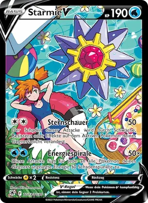 Starmie V Nr. TG13 – Astralglanz Trainer-Galerie