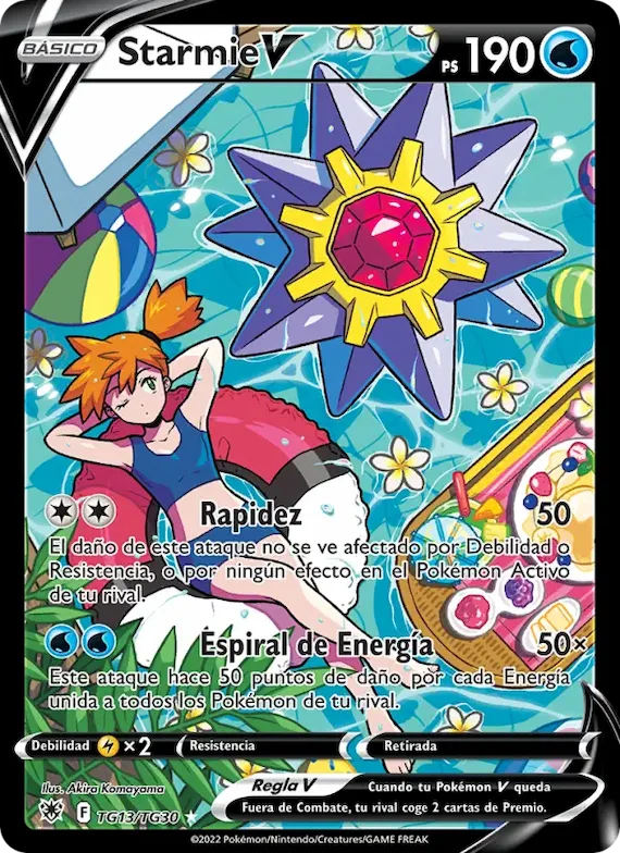 Starmie V TG13 – Resplandor Astral Galería de Entrenador