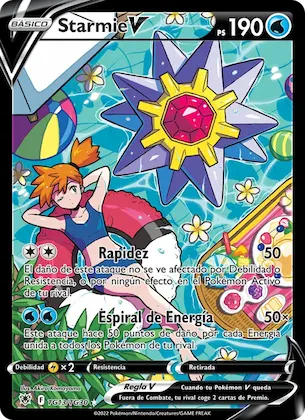 Starmie V TG13 – Resplandor Astral Galería de Entrenador