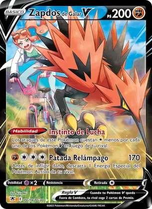 Zapdos de Galar V TG19 – Resplandor Astral Galería de Entrenador