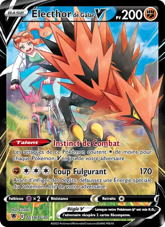 Électhor de Galar V TG19 – Astres Radieux Galerie de Dresseurs