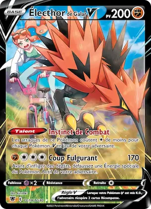 Électhor de Galar V TG19 – Astres Radieux Galerie de Dresseurs