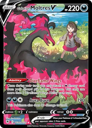 Galarian Moltres V #TG20 – Astral Radiance Trainer Gallery