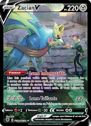 Zacian V n° TG21 – Astres Radieux Galerie de Dresseurs